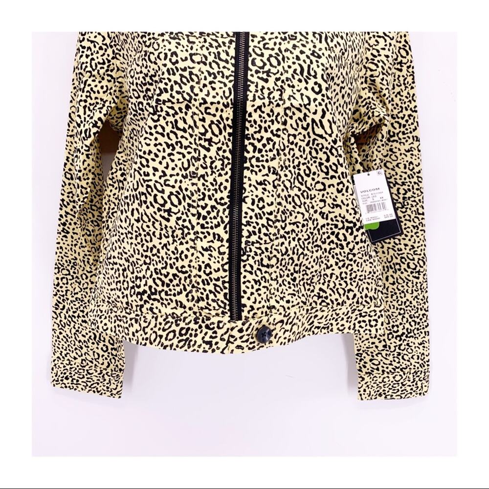 NEW Volcom Frochickie Leopard Print Jacket Sz S - Picture 8 of 14